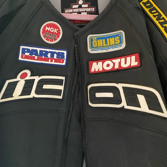 Icon Motorsport merc hero leather jacket